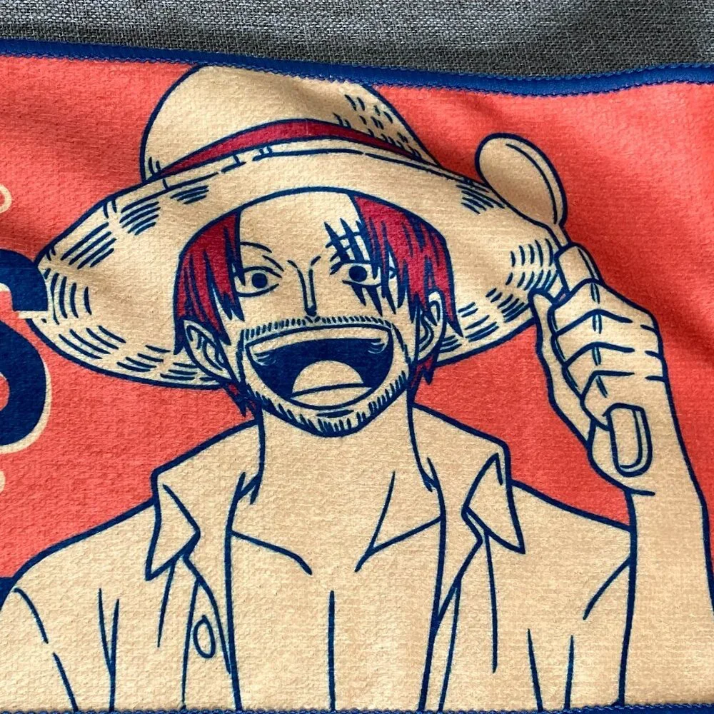One Piece Red Hair Pirates Shanks Long Hand Towel Bandai Spirits New